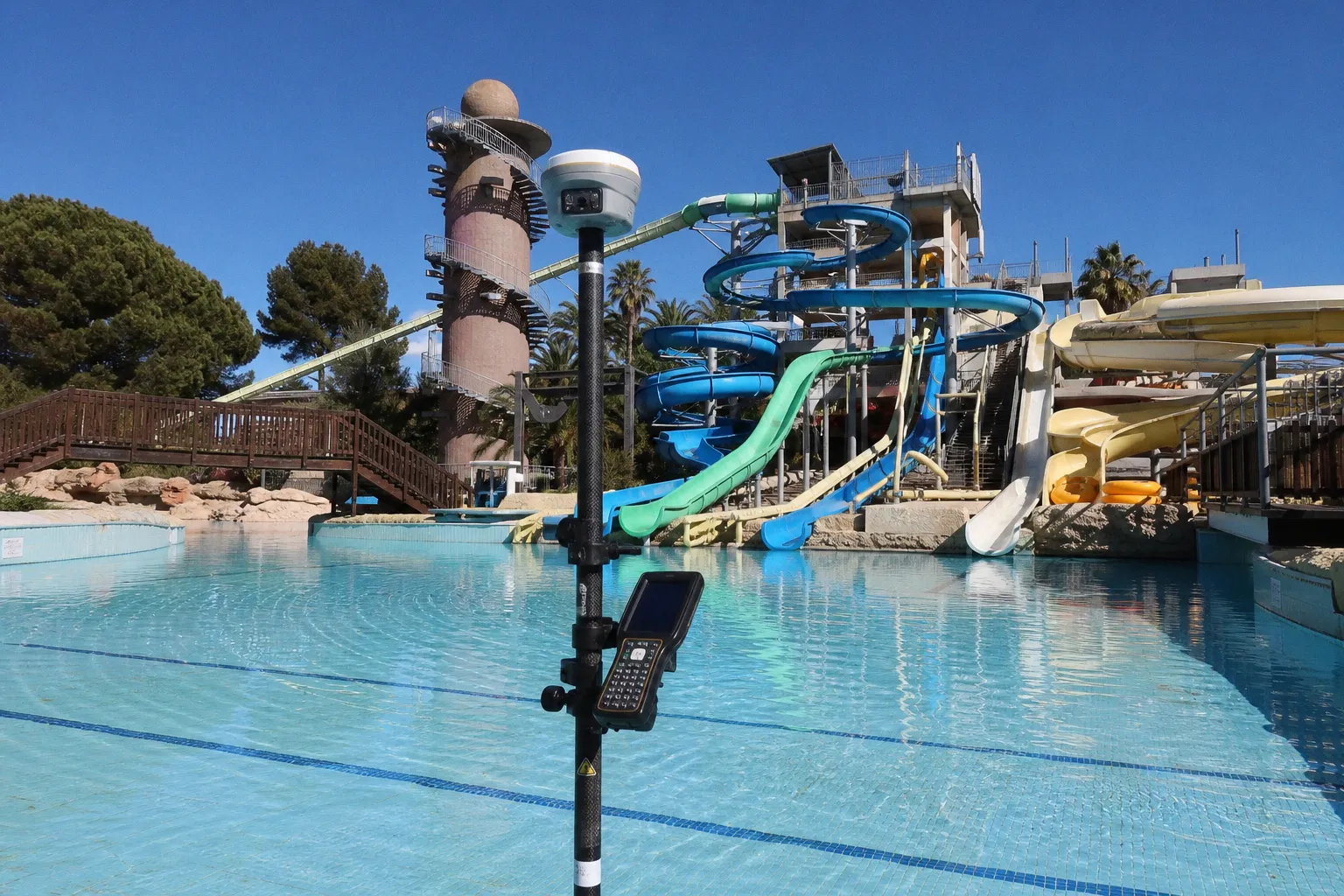 Aquopolis Costa Dorada visite : RTK compact ou SIG mobile ?