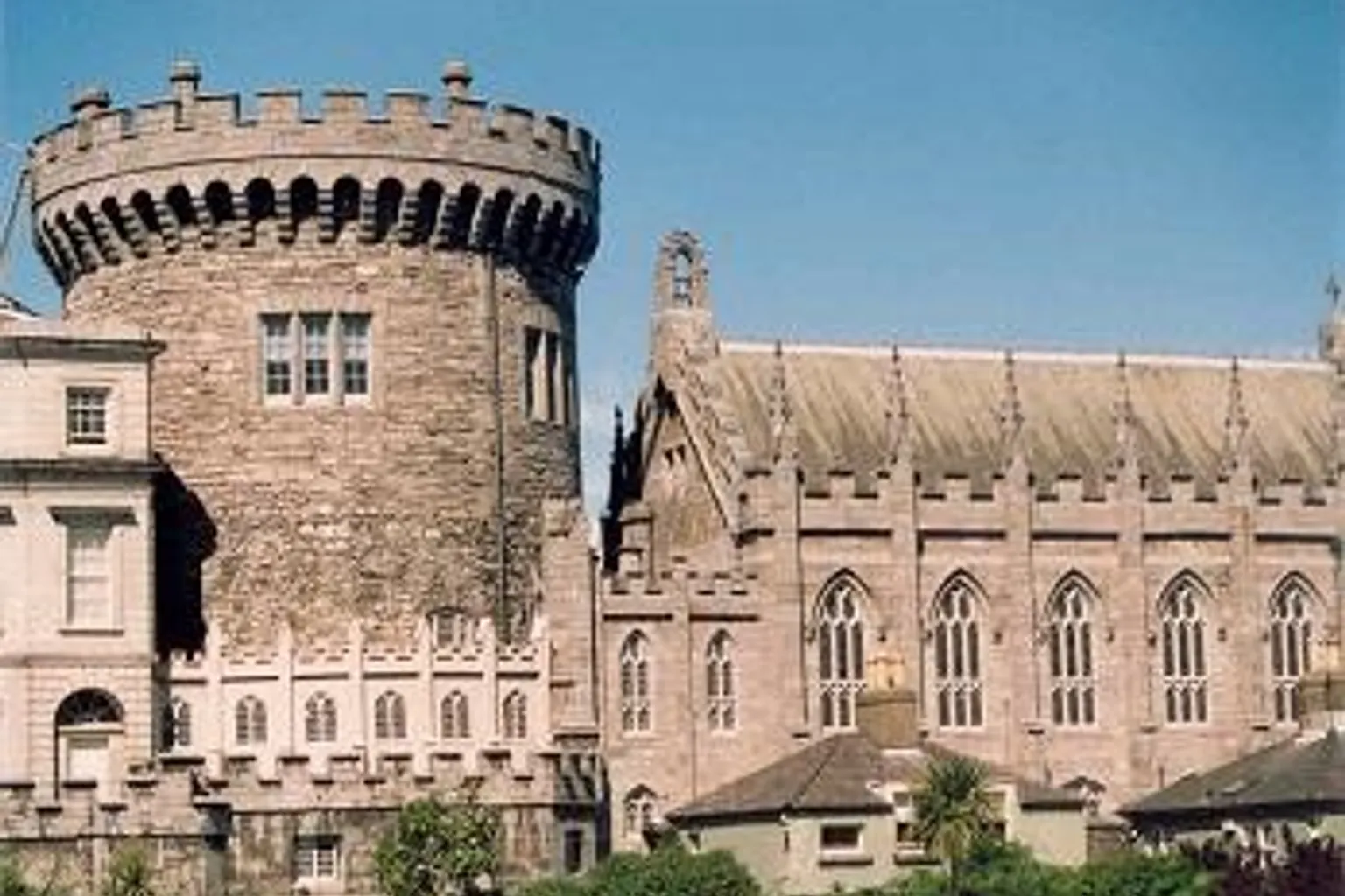Billet coupe-file Château de Dublin : repérage SIG des accès
