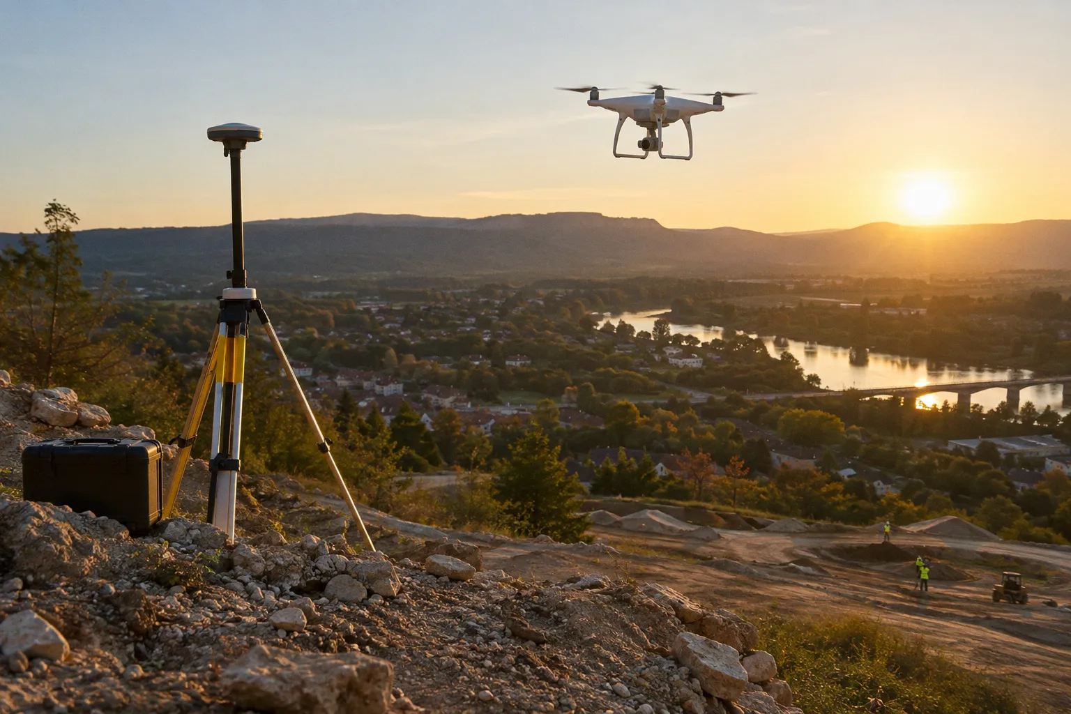 DJI Phantom 4 RTK Mapping Drone - Centimeter-Level Accuracy for Survey Work
