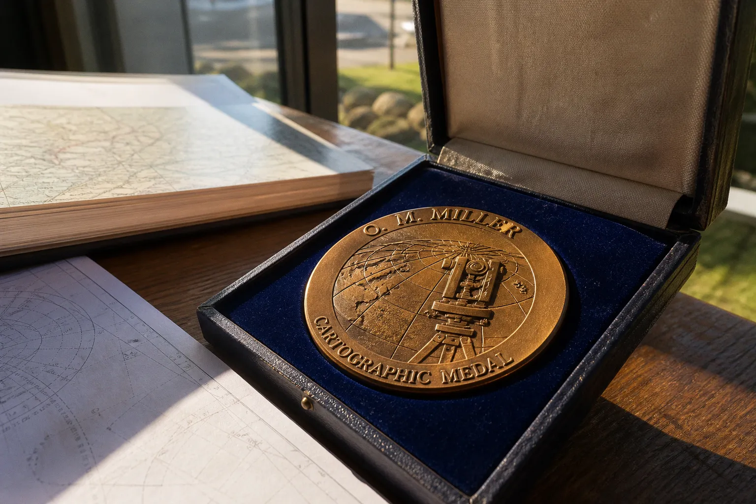 Le fondateur de Trimble distingué par la médaille cartographique O.M. Miller